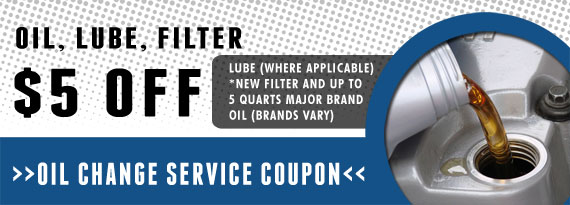 $ Off Oil, Lube, Filters